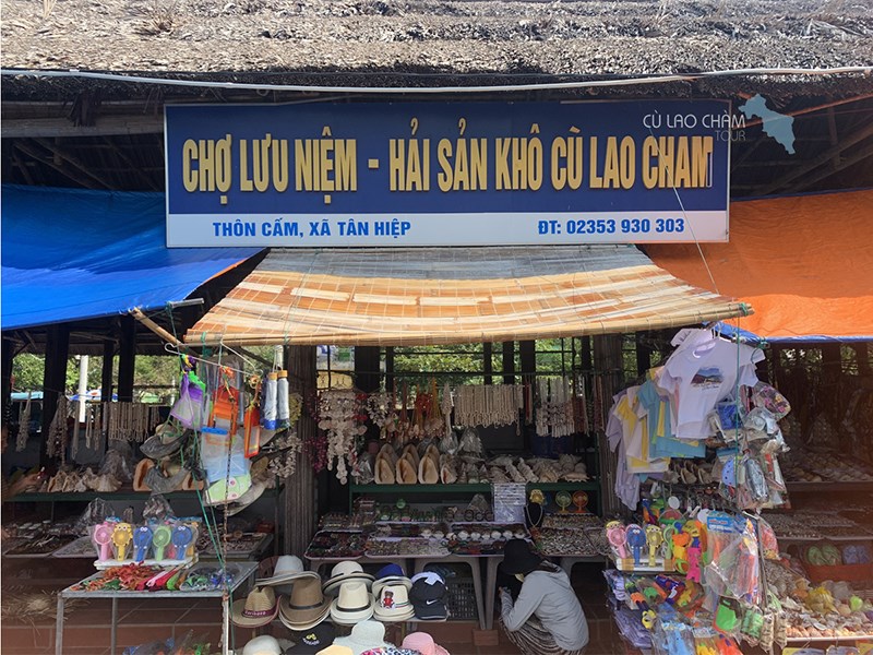 Chợ hải sản khô Cù Lao Chàm